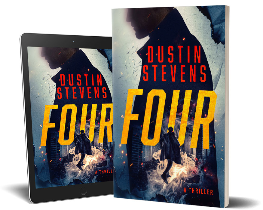 four ebooks cover background